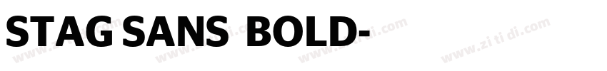 STAG SANS  BOLD字体转换